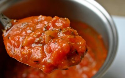 Salsa de tomates hecha en casa